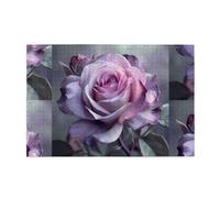 Puzzles de 1000 pièces Hytter Violet Motif Rose Éducative en Bois Puzzles intellectuels Puzzles Amusants Jeu de Soulagement du Stress