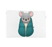 Puzzles de 1000 pièces Koala Hytter dans un sac de couchage, puzzle éducatif intellectuel en bois, puzzles amusants, jeu anti-stress