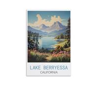 Puzzles de 1000 pièces, Lake Berryessa California Décoration intérieure Fête d’Anniversaire Jouet Cadeau pour Hommes, Femmes, Seniors, 50x70cm