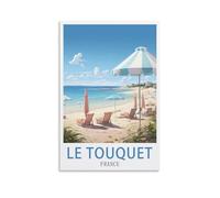 Puzzles de 1000 pièces Le Touquet France Jouets de Jeu Difficiles, Puzzle Impossible, Casse-tête de décoration familiale 50x70cm