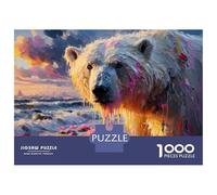 Puzzles De 1000 Pièces - Let Me Be A Polar Bear Who Loves Color Puzzles pour Adolescents, Jeu De Réflexion Et Anti-Stress, Idéal en Cadeau pour Toute La Famille 38x26cm/1000pcs