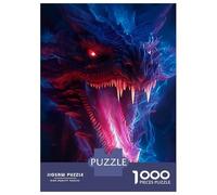Puzzles De 1000 Pièces - Majestic Dragon Puzzle Casse-tête, Jeu De Réflexion, Décoration Murale, Idéal comme Cadeau pour Toute La Famille 70x50cm/1000pcs