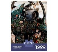 Puzzles De 1000 Pièces Mig21 Cockpit ColdWar Jet Puzzle Adulte, Jouet, Décoration Murale, Une Œuvre d'art, Cadeaux Uniques pour Anniversaire Et Noël 38x26cm/1000pcs