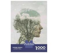 Puzzles De 1000 Pièces Nature's Connection Tree Faces Puzzles pour Adultes Jouets Anti-Stress Loisirs À La Maison Interaction Parent-Enfant 38x26cm/1000pcs