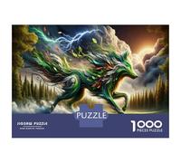 Puzzles De 1000 Pièces - Nature's Wild Spirit Puzzle Casse-tête, Jeu De Réflexion, Décoration Murale, Idéal comme Cadeau pour Toute La Famille 70x50cm/1000pcs