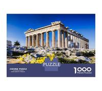 Puzzles De 1000 Pièces Parthenon Acropolis Athens Puzzles pour Adultes - Jeu De Réflexion - Améliore La Mémoire - Cadeaux Uniques pour Un Anniversaire Ou Noël 70x50cm/1000pcs