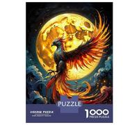 Puzzles De 1000 Pièces Phoenix Rising Before The Moon Puzzles pour Adultes - Jeu Familial Amusant, Difficile Et Stimulant - Jeu Éducatif Familial 38x26cm/1000pcs