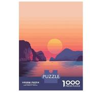 Puzzles De 1000 Pièces Phuket Sunset Landscape Puzzles pour Adultes - Course De Vitesse - Stimule Le Cerveau - Jeu Au Design Élégant 52x38cm/1000pcs
