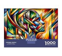 Puzzles De 1000 Pièces pour Adolescents Abstract Art Painting-20 Puzzles pour Adolescents, Jouets À Monter Soi-même, Analyse Et Logique, Cadeau d'anniversaire Ou De Noël 38x26cm/1000pcs
