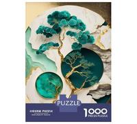 Puzzles De 1000 Pièces pour Adolescents Abstract Bonsai Tree Art Puzzle pour Adultes Jeux Relaxants Améliorent La Mémoire Cadeaux Anti-Stress 70x50cm/1000pcs