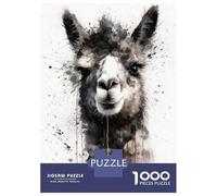 Puzzles De 1000 Pièces pour Adolescents Alpaca Beauty Puzzles pour Adolescents, Jouets À Monter Soi-même, Analyse Et Logique, Cadeau d'anniversaire Ou De Noël 38x26cm/1000pcs