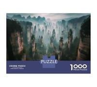 Puzzles De 1000 Pièces pour Adolescents Amazing Zhangjiajie National Forest Park Puzzle pour Adolescents Améliore La Mémoire Stimulant À Compléter Apprentissage Jouets Éducatifs 70x50cm/1000pcs
