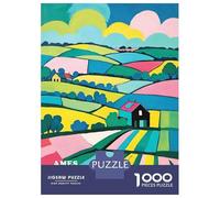 Puzzles De 1000 Pièces pour Adolescents Ames Iowa Landscape Puzzles pour Adolescents, Jouet, Décoration Murale, Décoration Intérieure, Cadeaux Anti-Stress 70x50cm/1000pcs