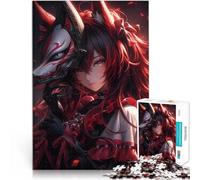 Puzzles de 1000 pièces pour Adolescents Anime Samurai Assassin Réduction du Stress intéressante Œuvre d'art 38x26cm