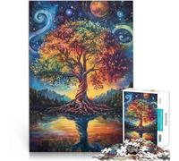 Puzzles de 1000 pièces pour Adolescents Arbre sous la planète pour Le Jeu éducatif Challenge Toy Jeu de défi Unique 75x50cm