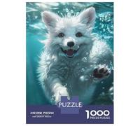 Puzzles De 1000 Pièces pour Adolescents Arctic Fox Puzzle pour Adolescents Anti-Stress Chaque Pièce Est Unique - Idéal comme Cadeau pour Toute La Famille 38x26cm/1000pcs