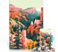 Puzzles de 1000 pièces pour Adolescents Art de Bryce Canyon, Utah Jeu de Casse-tête Décoration d'intérieur et Cadeaux Uniques 75x50cm