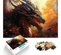 Puzzles de 1000 pièces pour Adolescents Art des Dragons Jouet éducatif d'apprentissage Renforcer l'amour Entre Les Couples 75x50cm