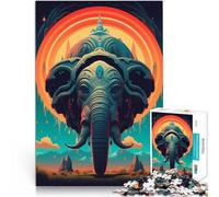 Puzzles de 1000 pièces pour Adolescents Art rétro Fantastique Réduction du Stress intéressante Super Cadeau 38x26cm