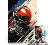 Puzzles de 1000 pièces pour Adolescents Astronaute dans l'espace Réduction du Stress intéressante Œuvre d'art 38x26cm