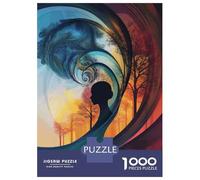 Puzzles De 1000 Pièces pour Adolescents Autumnal Reflections A Serene Journey Through Nature's Palette Puzzle pour Adolescents, Activités Familiales pour Anniversaire, Noël Et Cadeaux Uniques 38x26cm