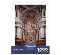 Puzzles De 1000 Pièces pour Adolescents Basilica Di San Pietro Interior Puzzle pour Adolescents Améliore La Mémoire Stimulant À Compléter Apprentissage Jouets Éducatifs 38x26cm/1000pcs