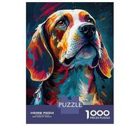Puzzles De 1000 Pièces pour Adolescents Beagle Style 4 Puzzle pour Adultes Jeux Amusants Améliorent La Mémoire Aide À Exercer Le Cerveau 38x26cm/1000pcs