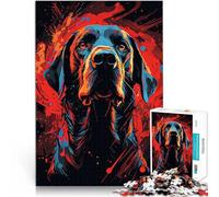 Puzzles de 1000 pièces pour Adolescents Beau Chien Jouets de Divertissement Familial Car C'est Un pour Toute la Famille 52x38cm