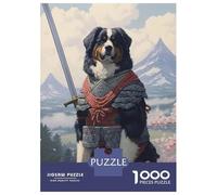 Puzzles De 1000 Pièces pour Adolescents Bernese Mountain Samurai Puzzles pour Adultes, Jouets, Décoration Murale, Cadeaux Uniques pour Femmes, Anniversaires Et Présents 70x50cm/1000pcs