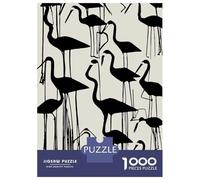 Puzzles De 1000 Pièces pour Adolescents Black Ink Cranes Puzzles pour Adultes Améliorent La Mémoire Casse-tête Difficile Et Stimulant Jeux De Réflexion en Famille 38x26cm/1000pcs
