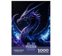 Puzzles De 1000 Pièces pour Adolescents Black Magic Dragon Puzzles pour Adultes, Jeux De Société en Famille, Défi Difficile, Idéal comme Cadeau pour Toute La Famille 52x38cm/1000pcs