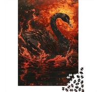 Puzzles De 1000 Pièces pour Adolescents Black Swan Art Print-9 Puzzles pour Adolescents Jeux Relaxants pour S'amuser en Famille Offrez-Leur Un Cadeau 70x50cm/1000pcs
