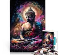 Puzzles de 1000 pièces pour Adolescents Bouddha à côté du Lotus Jouets éducatifs d'apprentissage Bon Cadeau 52x38cm