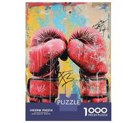 Puzzles De 1000 Pièces pour Adolescents Boxing Gloves Art Print Puzzles pour Adolescents - Jeu Manuel - Décoration Murale - Défi À Relever 70x50cm/1000pcs
