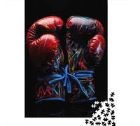 Puzzles De 1000 Pièces pour Adolescents Boxing Gloves for Men Women Puzzles pour Adultes : Améliore La Mémoire, Défi Éducatif, Cadeau Anti-Stress 38x26cm/1000pcs