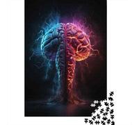 Puzzles De 1000 Pièces pour Adolescents Brain Energy Balance Understanding Mental Health Puzzle À Monter Soi-même, Jouets pour S'amuser en Famille, Cadeau d'anniversaire Ou De Noël 52x38cm/1000pcs