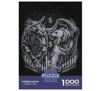 Puzzles De 1000 Pièces pour Adolescents Bull Vs Bear Stock Market - Forex, Day Trader, Trading Puzzles pour Adolescents, Jouets Anti-Stress, Cadeaux pour Femmes, Cadeaux Anti-Stress 70x50cm/1000pcs