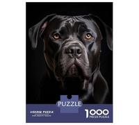 Puzzles De 1000 Pièces pour Adolescents Cane Corso Closeup Face Puzzle pour Adultes Jeu Familial Course De Vitesse Manuelle Cadeaux Uniques pour Anniversaire Et Noël 52x38cm/1000pcs