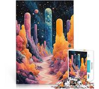 Puzzles de 1000 pièces pour Adolescents Canyon Cosmique surréaliste Difficile et défi est idéal comme Cadeau pour Toute la Famille 38x26cm