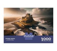 Puzzles De 1000 Pièces pour Adolescents Castle on The Cliff-1 Puzzle Jeux De Famille Décoration Intérieure Cadeaux d'anniversaire Uniques 70x50cm/1000pcs