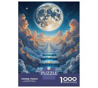 Puzzles De 1000 Pièces pour Adolescents Celestial Staircase Puzzle pour Adultes Jeu Manuel Amusant Et Humoristique Aide À Exercer Le Cerveau 70x50cm/1000pcs