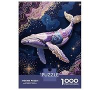 Puzzles De 1000 Pièces pour Adolescents Celestial Whale - Cosmic Ocean Fantasy Puzzles pour Adultes, Jouets Anti-Stress, Défi Difficile, Cadeaux d'anniversaire Et Cadeaux Uniques 38x26cm/1000pcs
