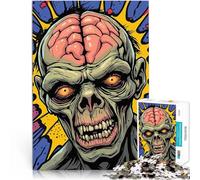 Puzzles de 1000 pièces pour Adolescents Cerveaux de Zombies Réduction du Stress intéressante Super Cadeau 75x50cm