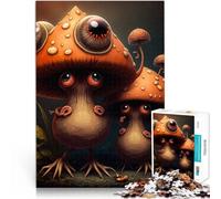 Puzzles de 1000 pièces pour Adolescents Champignons Magiques Séjour Anti-Stress pour Tuer Le Temps Bon Cadeau 75x50cm