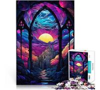 Puzzles de 1000 pièces pour Adolescents Château de l'autre Monde Jouets Jeux éducatifs Soulagement du Stress décoration Murale 38x26cm