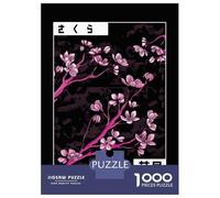 Puzzles De 1000 Pièces pour Adolescents Cherry Blossom Sakura Tree Puzzle Adulte, Jouet, Décoration Murale, Art Mural, Cadeaux d'anniversaire Uniques 38x26cm/1000pcs