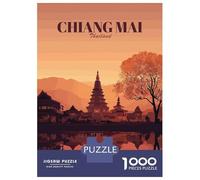 Puzzles De 1000 Pièces pour Adolescents Chiang Mai Thailand Travel Puzzles pour Adolescents, Jouet, Décoration Murale, Décoration Intérieure, Cadeaux Anti-Stress 70x50cm/1000pcs