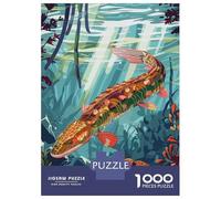 Puzzles De 1000 Pièces pour Adolescents Colorful Fish Underwater Puzzles pour Adolescents Découpe De Précision Stimule Le Cerveau Cadeaux Anti-Stress 52x38cm/1000pcs
