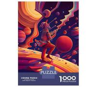 Puzzles De 1000 Pièces pour Adolescents Colorful Moon Puzzle Jeux De Famille Décoration Intérieure Cadeaux d'anniversaire Uniques 38x26cm/1000pcs