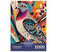 Puzzles De 1000 Pièces pour Adolescents Colorful Pigeon Art Pigeon - Urban Elegance in Color Puzzles pour Adolescents, Jouets À Monter Soi-même, Analyse Et Logique, Cadeau d'anniversaire Ou De Noël 7